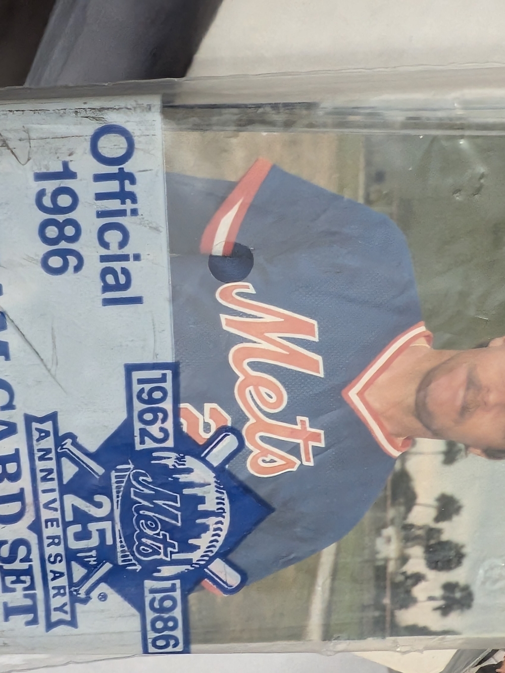 1986 New York Mets 25th Anniversary Baseball Card Set #baseball #mets